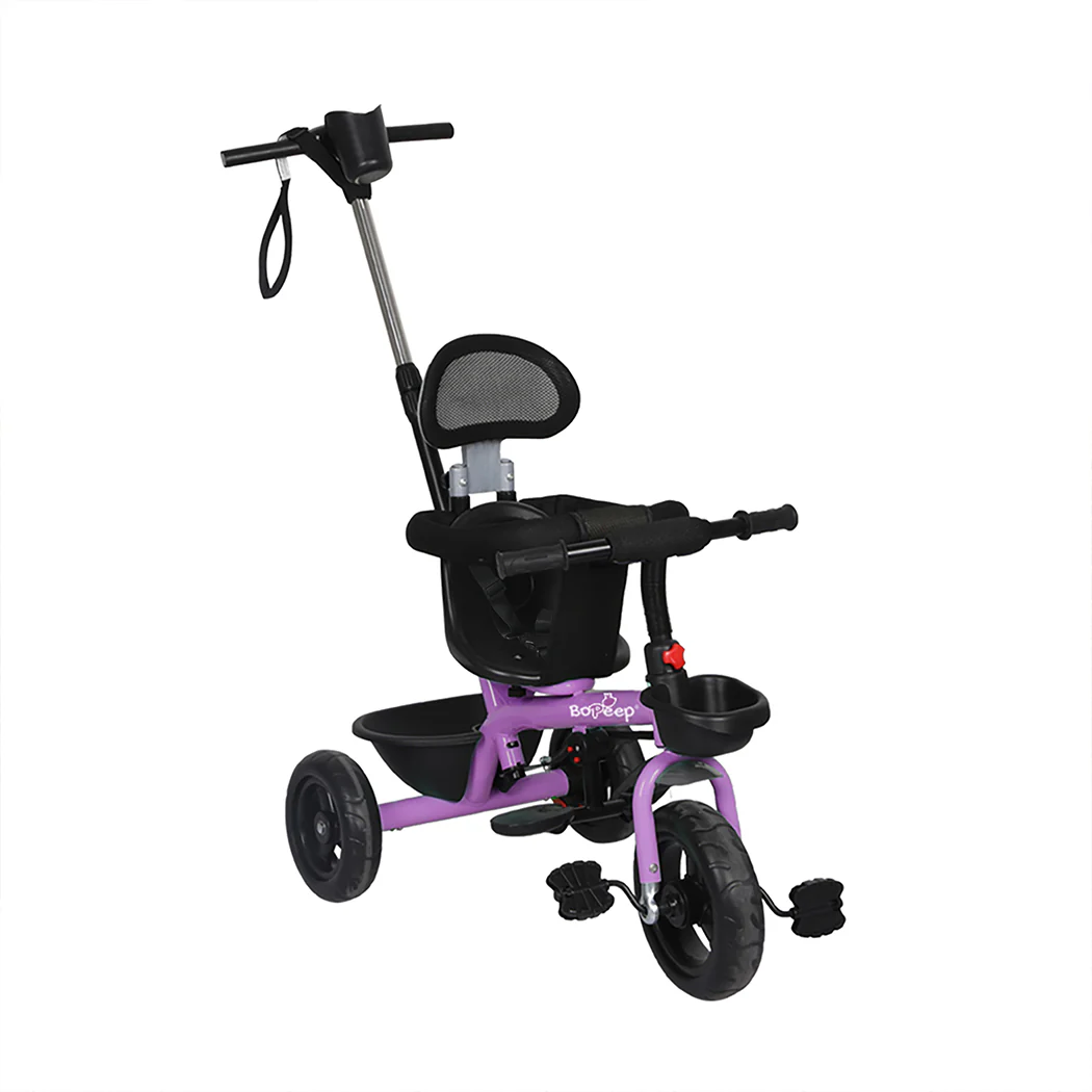 BoPeep Kids Tricycle Ride On Trike Toddler Purple - Image 8