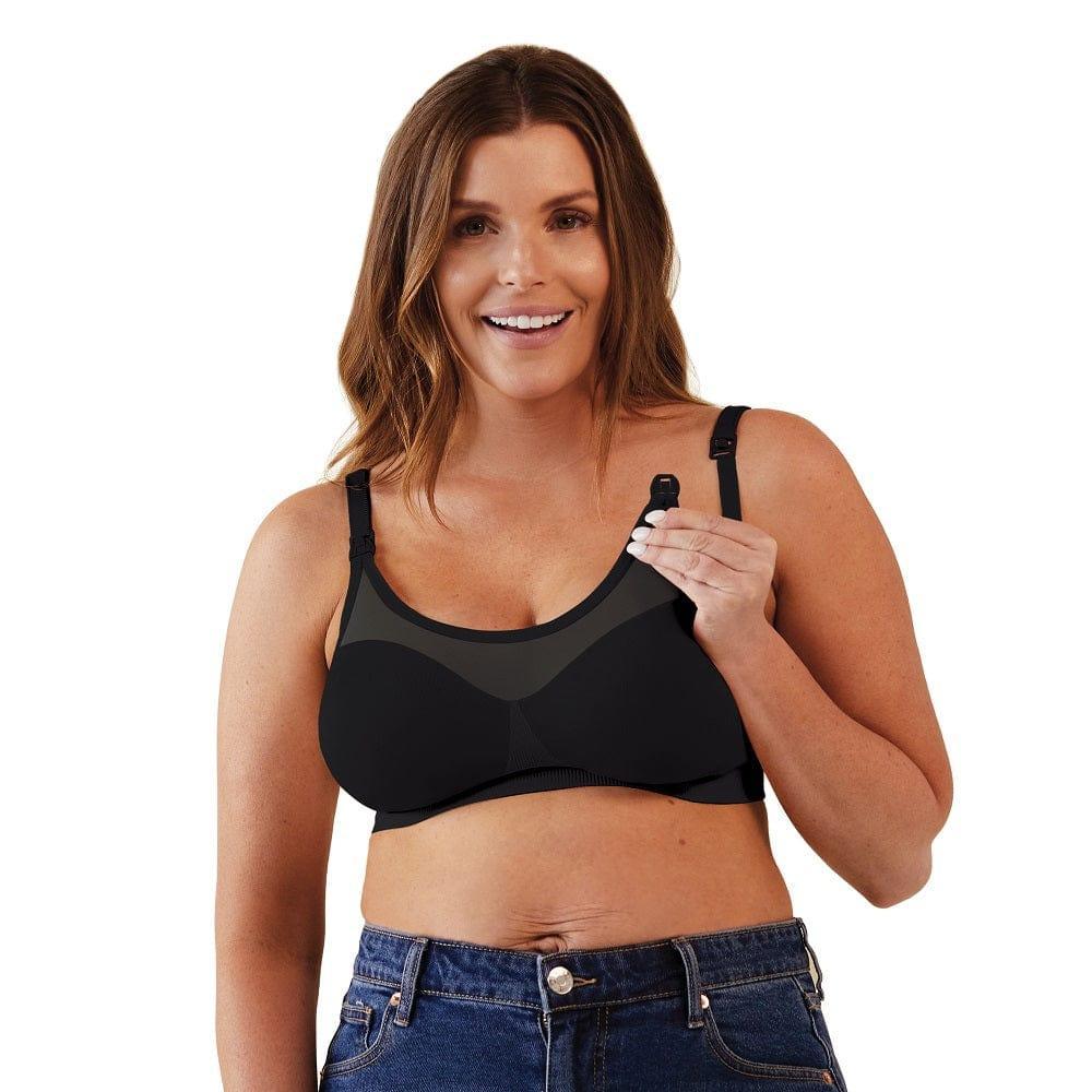 Bravado Silk Seamless Sheer Nursing Bra Black S - Image 2