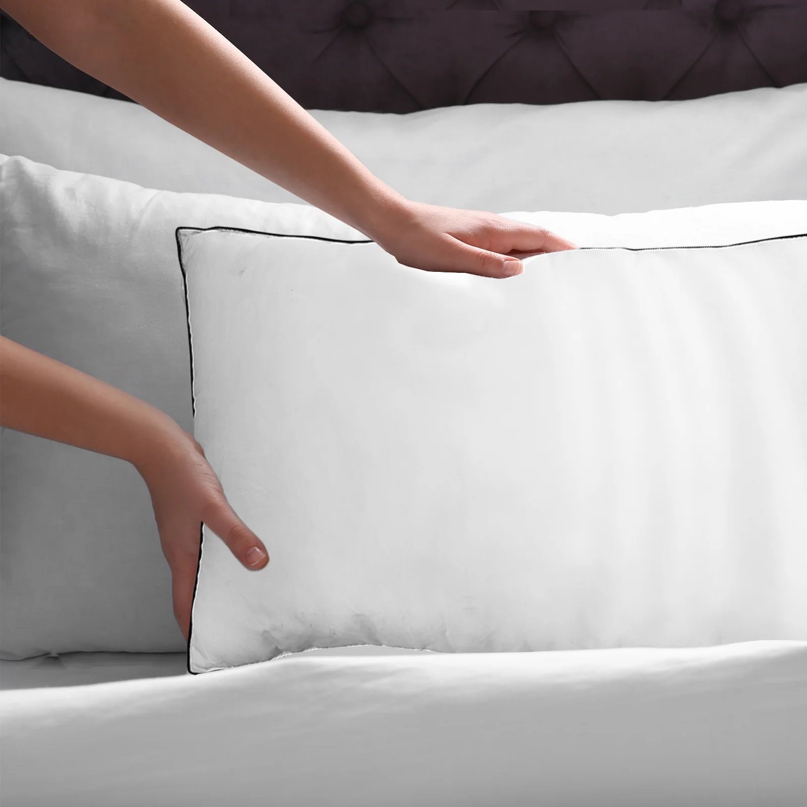 Casa Decor Silk Blend Pillow - Twin Pack - Image 3
