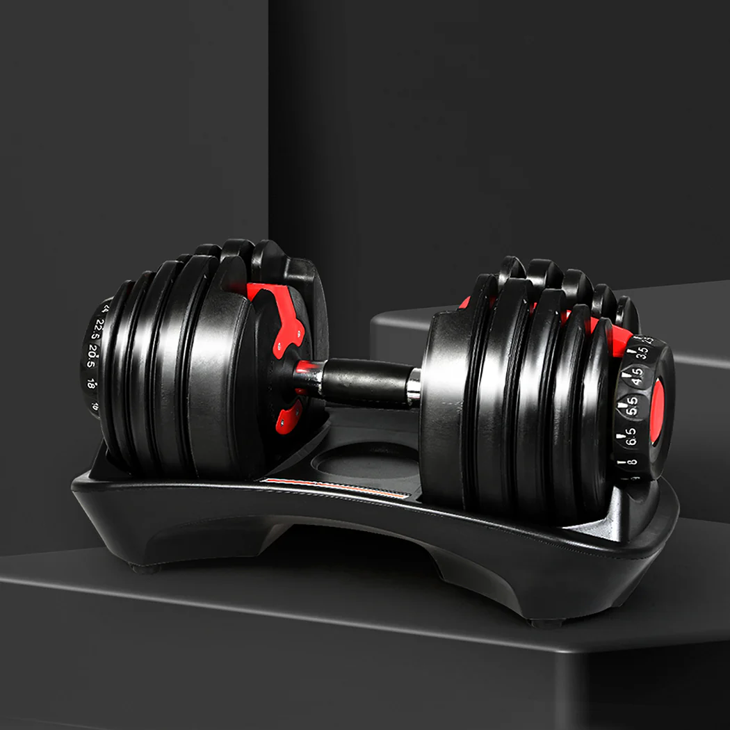 Centra 24kg Adjustable Dumbbell Set Home Gym - Image 6