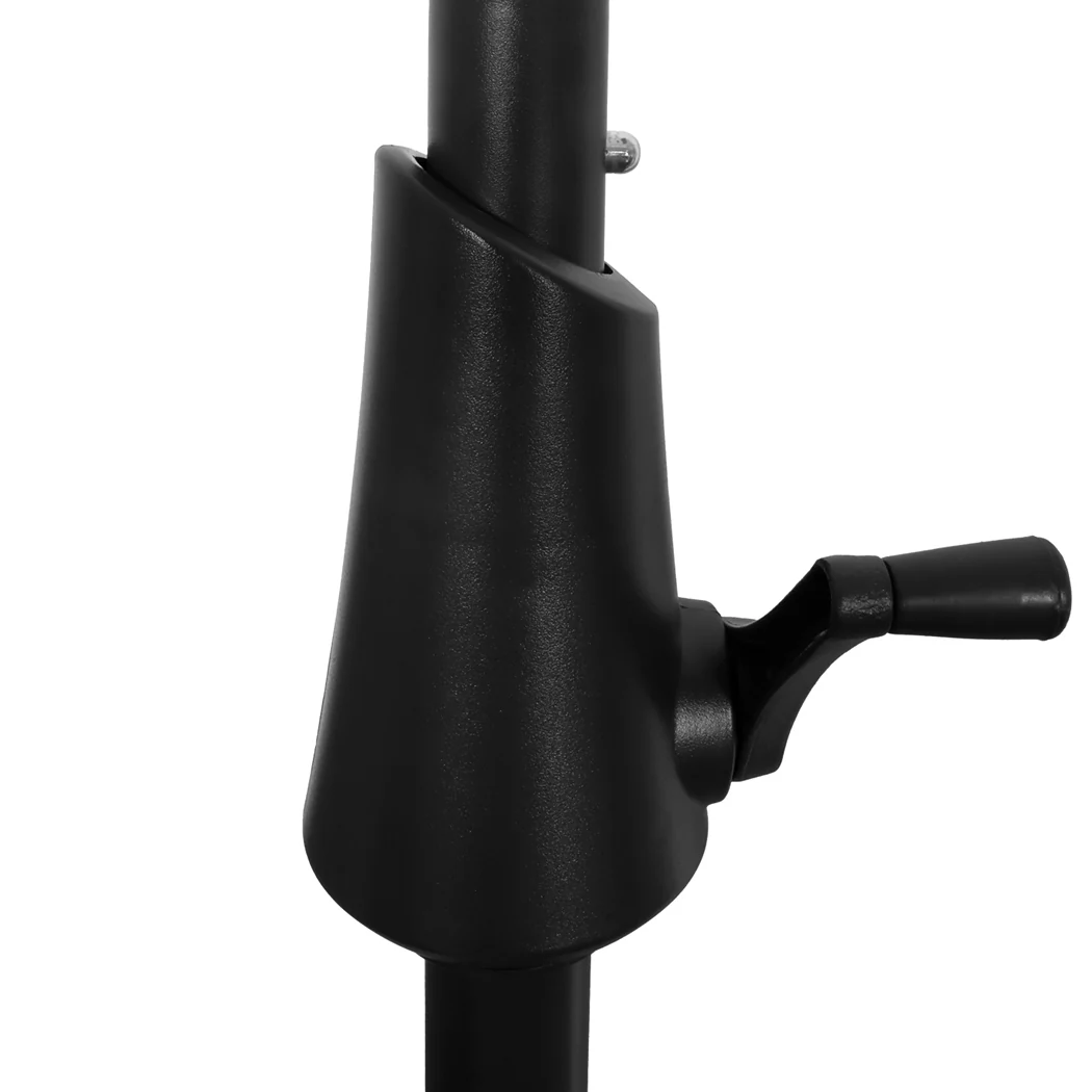 Centra 2.7M LED Outdoor Umbrella Base Stand Grey - Image 5