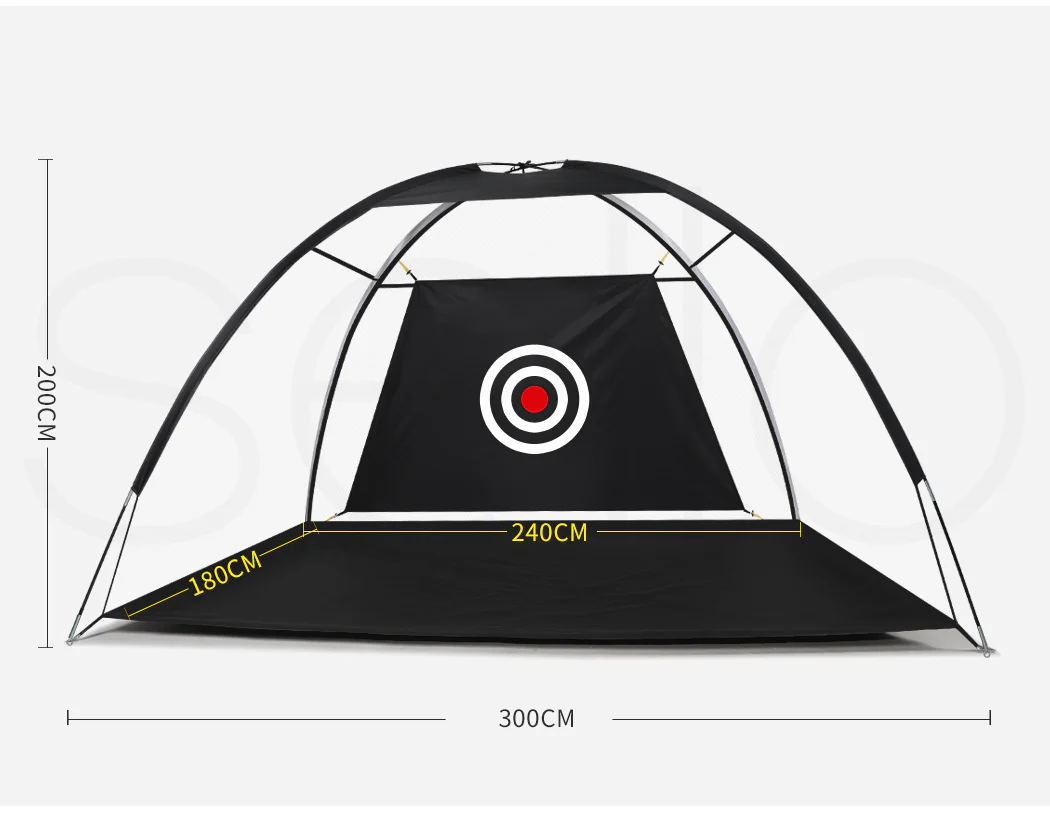 Centra 3M Golf Practice Net Hitting Black - Image 2