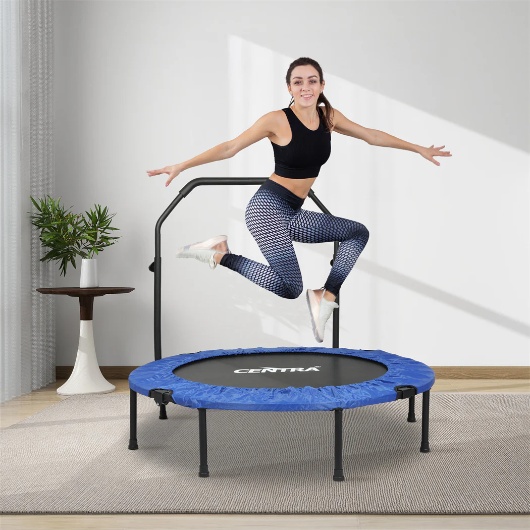 Centra 48" Foldable Mini Trampoline Rebounder Fitness - Image 6