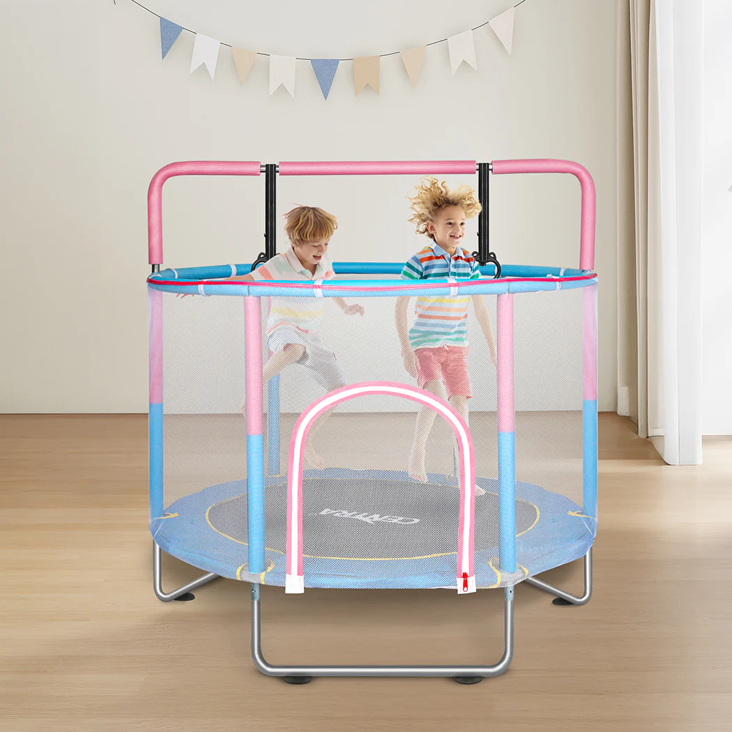 Centra 55" Kids Trampoline Rebounder Pink - Image 6