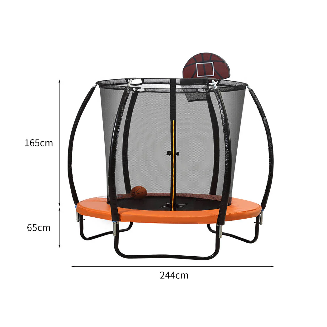 Centra 8FT Trampoline Round Trampolines - Image 3