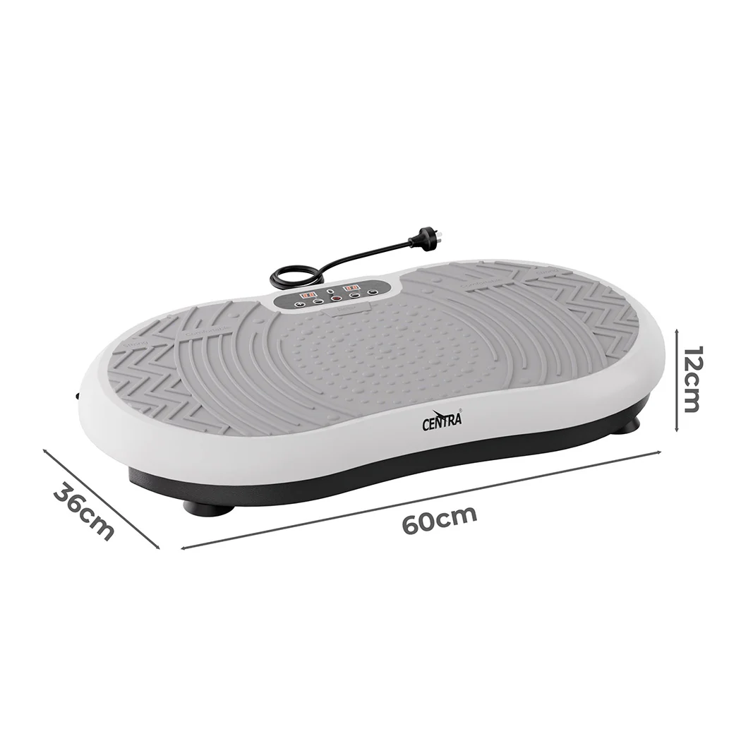 Centra Vibration Plate Train Exercise Machine White - Image 2