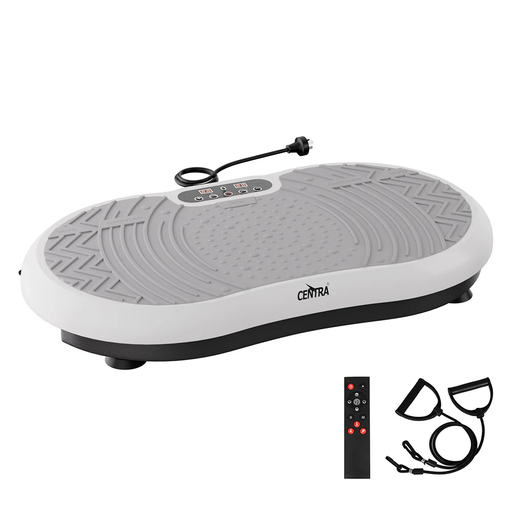 Centra Vibration Plate Train Exercise Machine White - Image 9