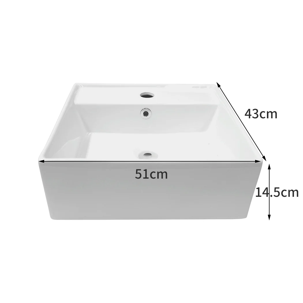 Ceramic Basin Bathroom Wash Counter - Image 2