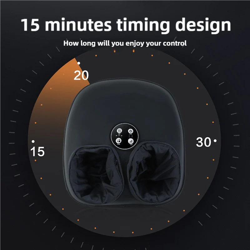 Compact Foot Massager with Heat and Timer - Deep Kneading Therapy - Image 3