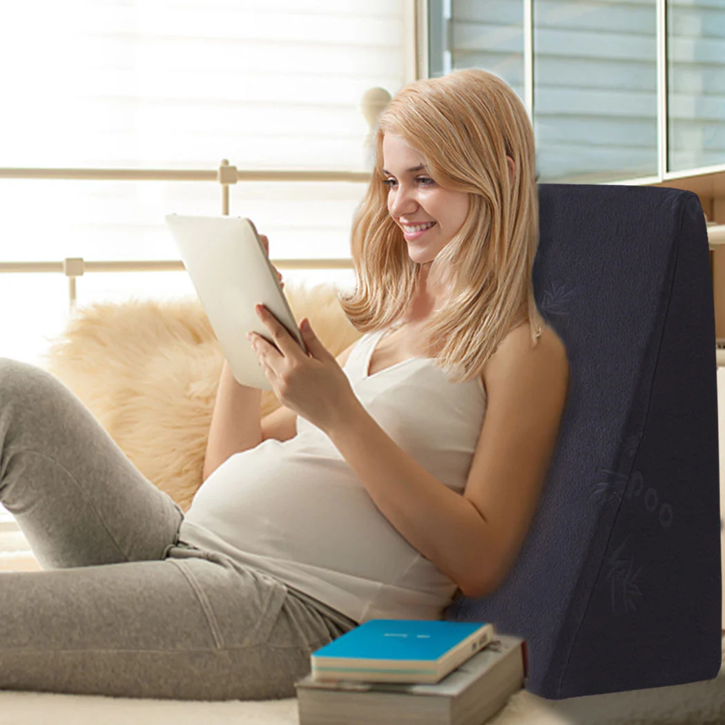 Cool Gel Memory Foam Bed Wedge Pillow - Image 8
