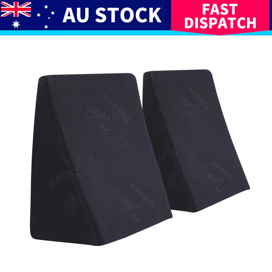 Cool Gel Memory Foam Bed Wedge Pillow - Image 9