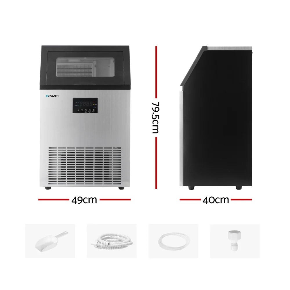 Devanti 45kg Ice Maker Commercial Machine - Image 2
