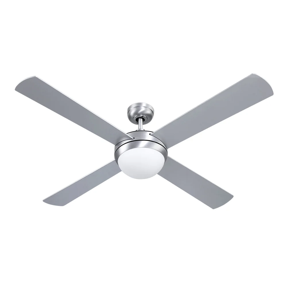 Devanti 52'' Ceiling Fan AC Motor w/Light w/Remote - Silver - Image 8