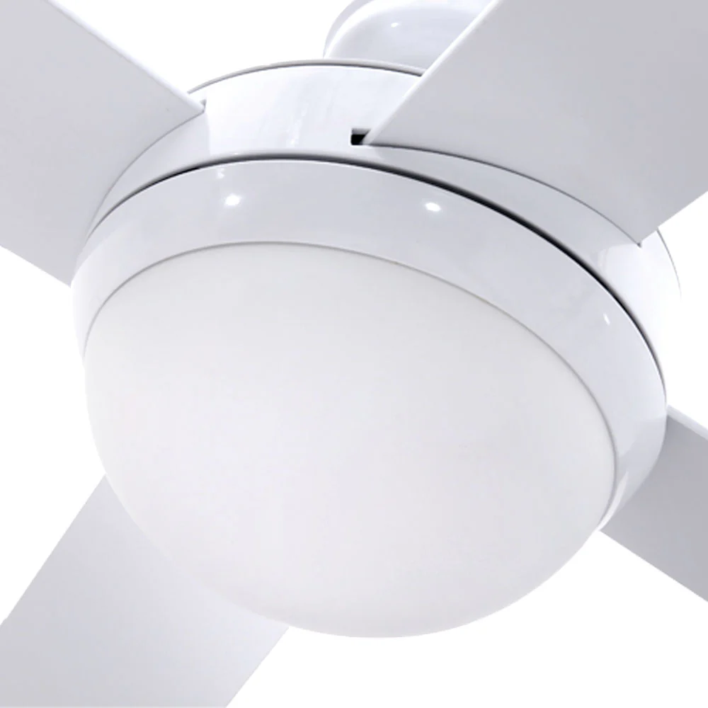 Devanti 52'' Ceiling Fan AC Motor w/Light w/Remote - White - Image 3