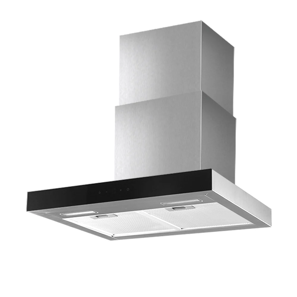 Devanti 600mm Range Hood 60cm Rangehood Glass Stainless Steel - Image 7
