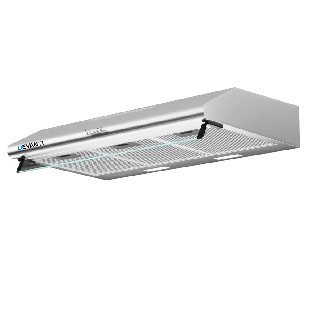 Devanti 900mm Range Hood 90cm Rangehood Stainless Steel - Image 7