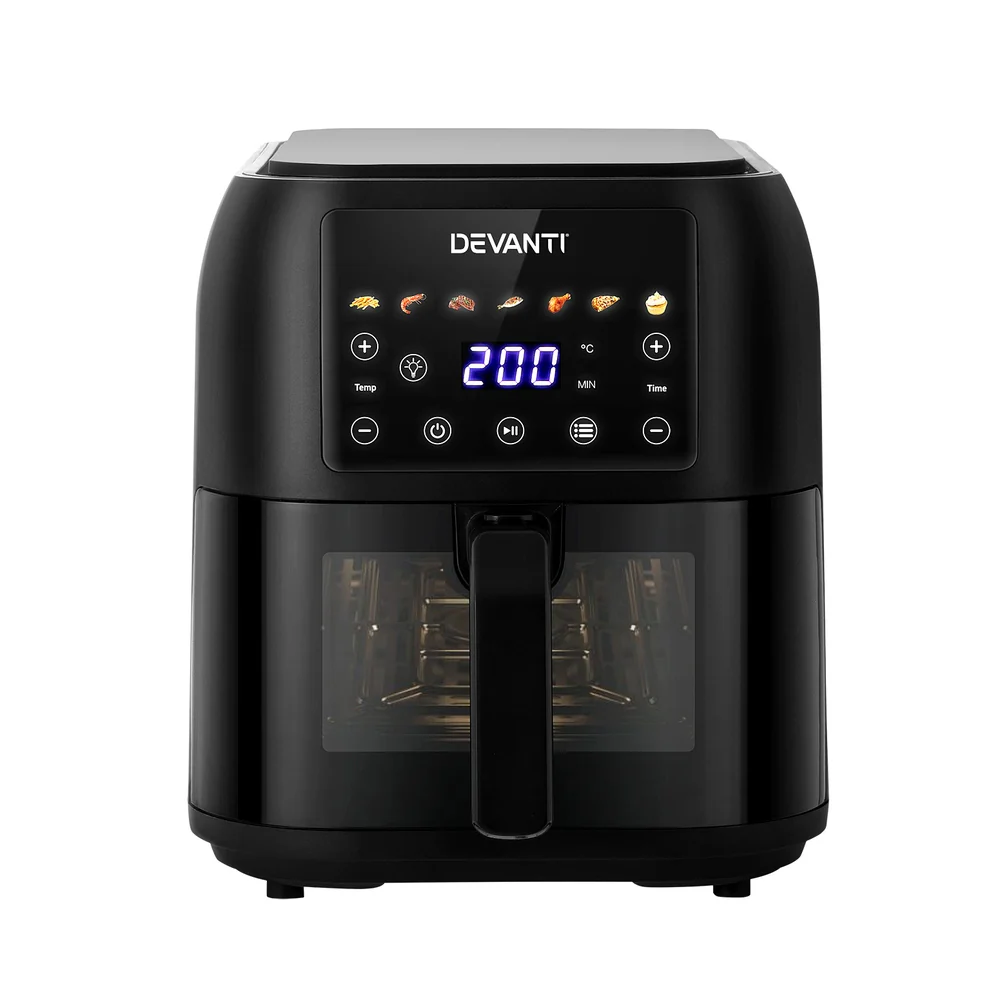 Devanti Air Fryer 8L LCD Fryers - Image 7