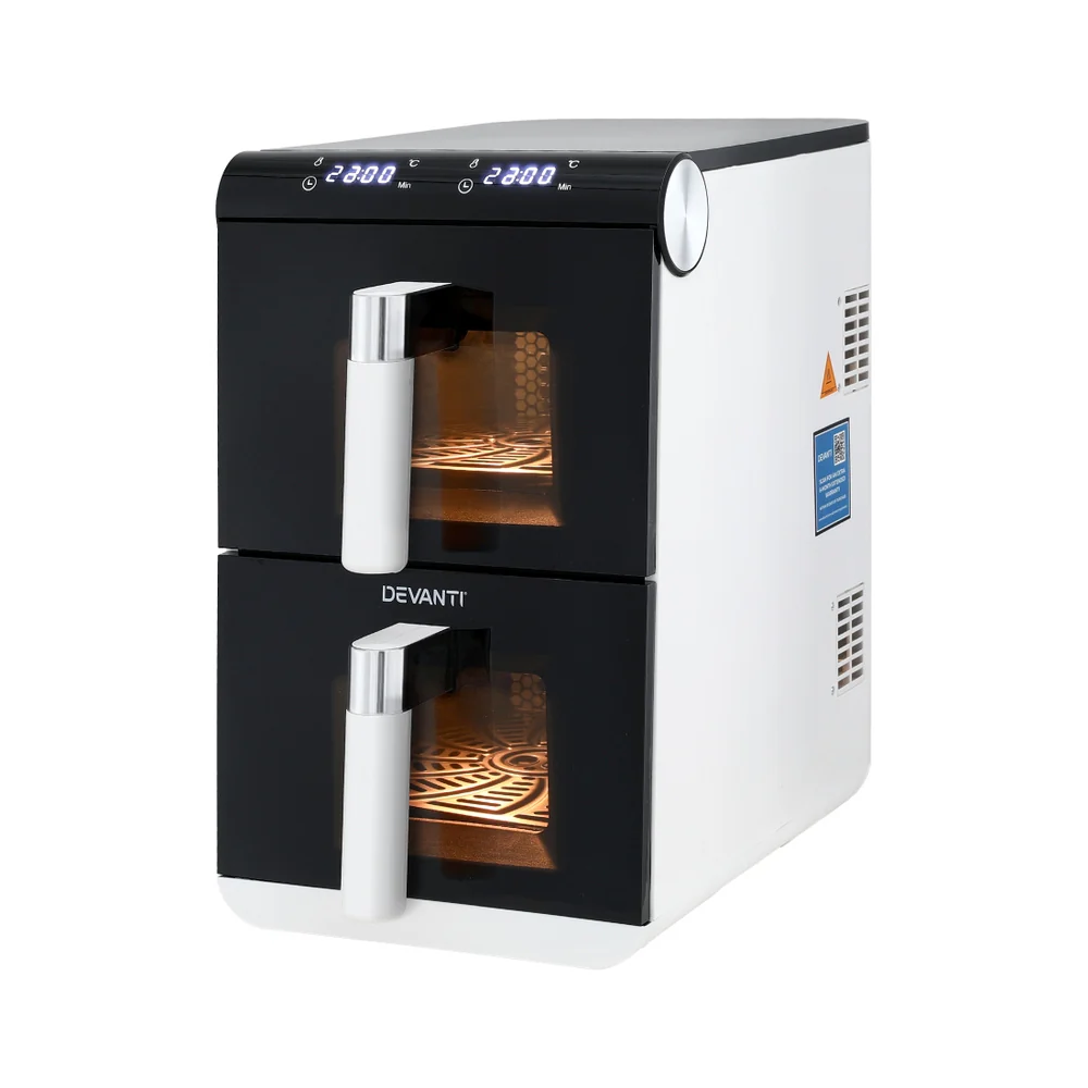 Devanti Air Fryer Oven 11L Dual Zone Fryers - Image 4