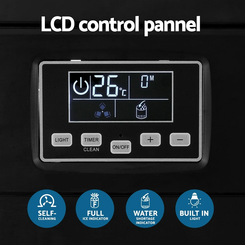 Devanti Commercial Ice Maker Cube Machine 30kg - Image 5