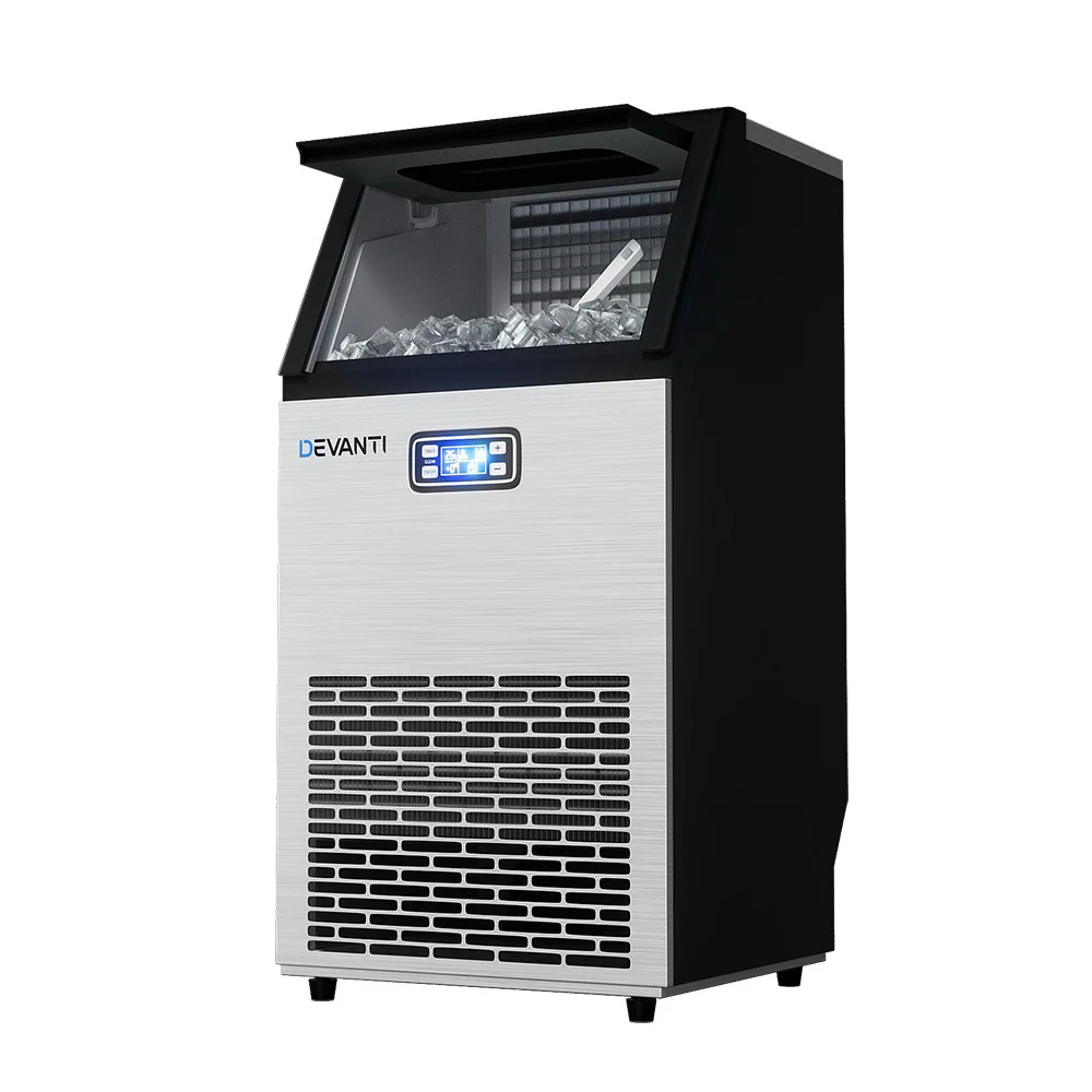 Devanti Commercial Ice Maker Machine 45kg Ice Cube Tray Bar Stainless Steel - Image 6