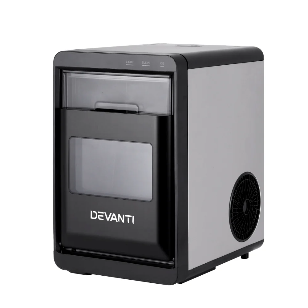 Devanti Ice Maker Machine 20kg Chewable Nugget Ice Countertop w/Self Cleaning - Image 4