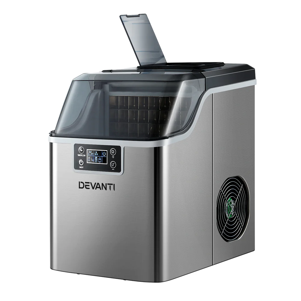 Devanti Ice Maker Machine Commercial Portable Ice Cube Tray Countertop 3.2L - Image 7