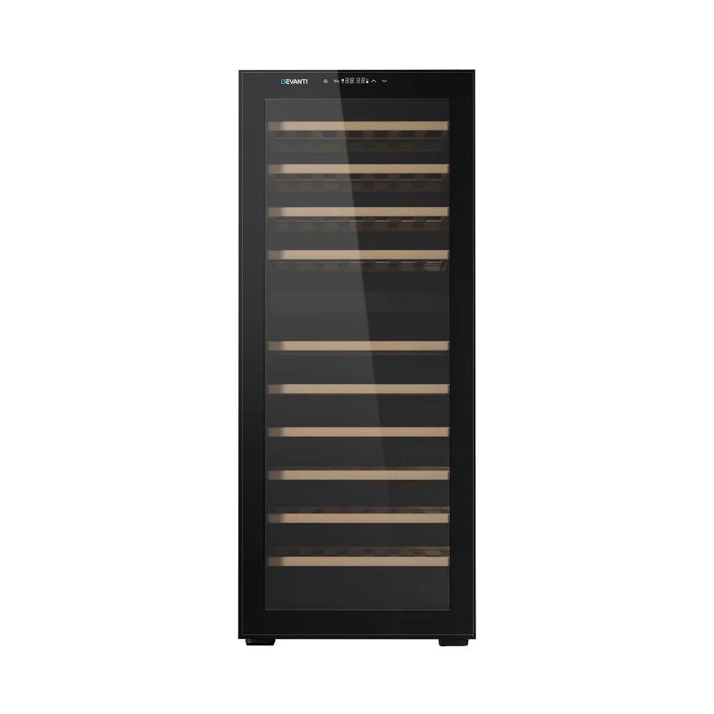Devanti Wine Fridge Cooler Compressor Dual Zone 80 Bottles - Image 3