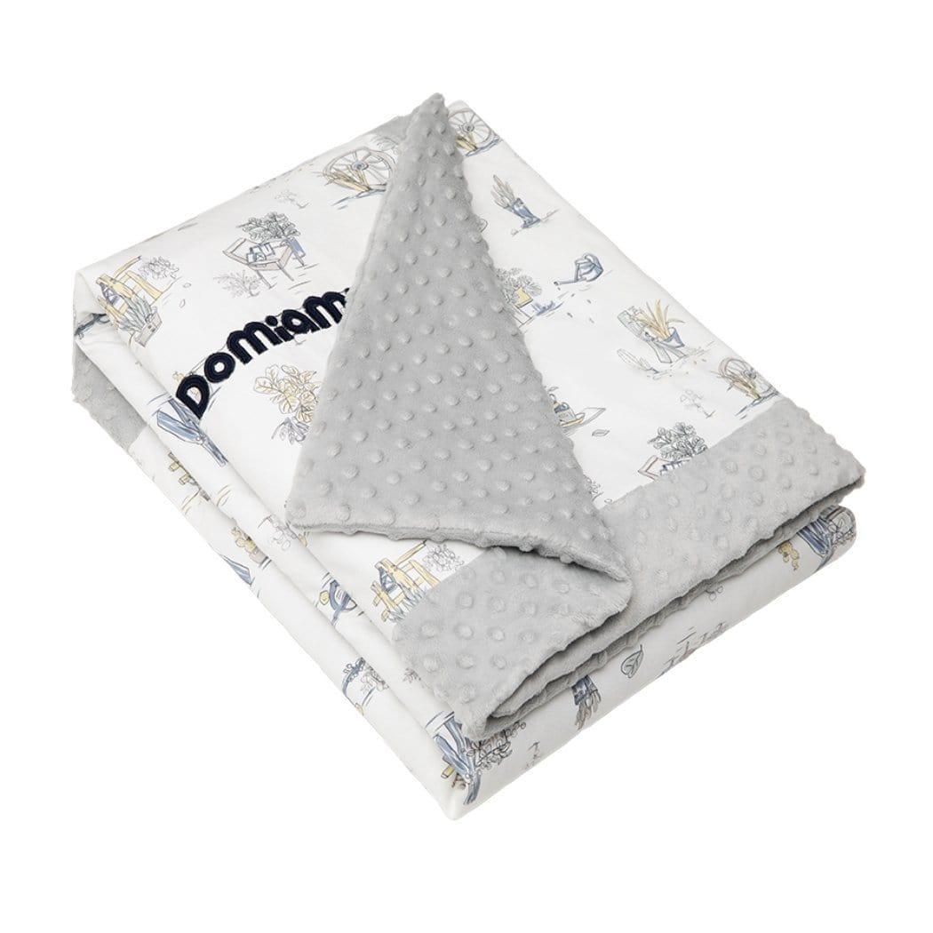 Domimia Thick Padded Minky Cotton Kids Blanket - 2.5 tog Wildflower Boquet - Image 6