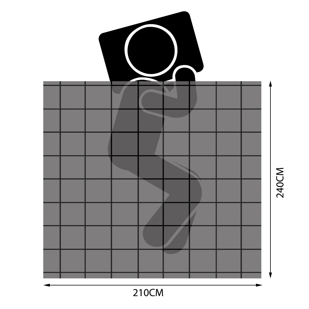 DreamZ 500GSM Goose Quilt Down Feather King - Image 2