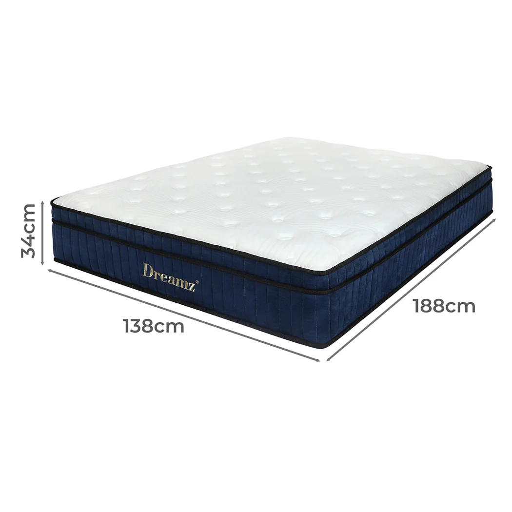 Dreamz 7 Zone Pocket Spring Mattress Medium Firm Double - Image 2