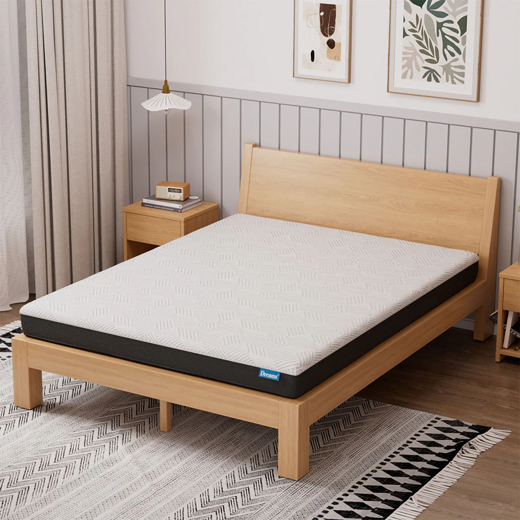 Dreamz Double Mattress Gel Memory Foam Cooling Breathable 15cm Medium Firm - Image 6