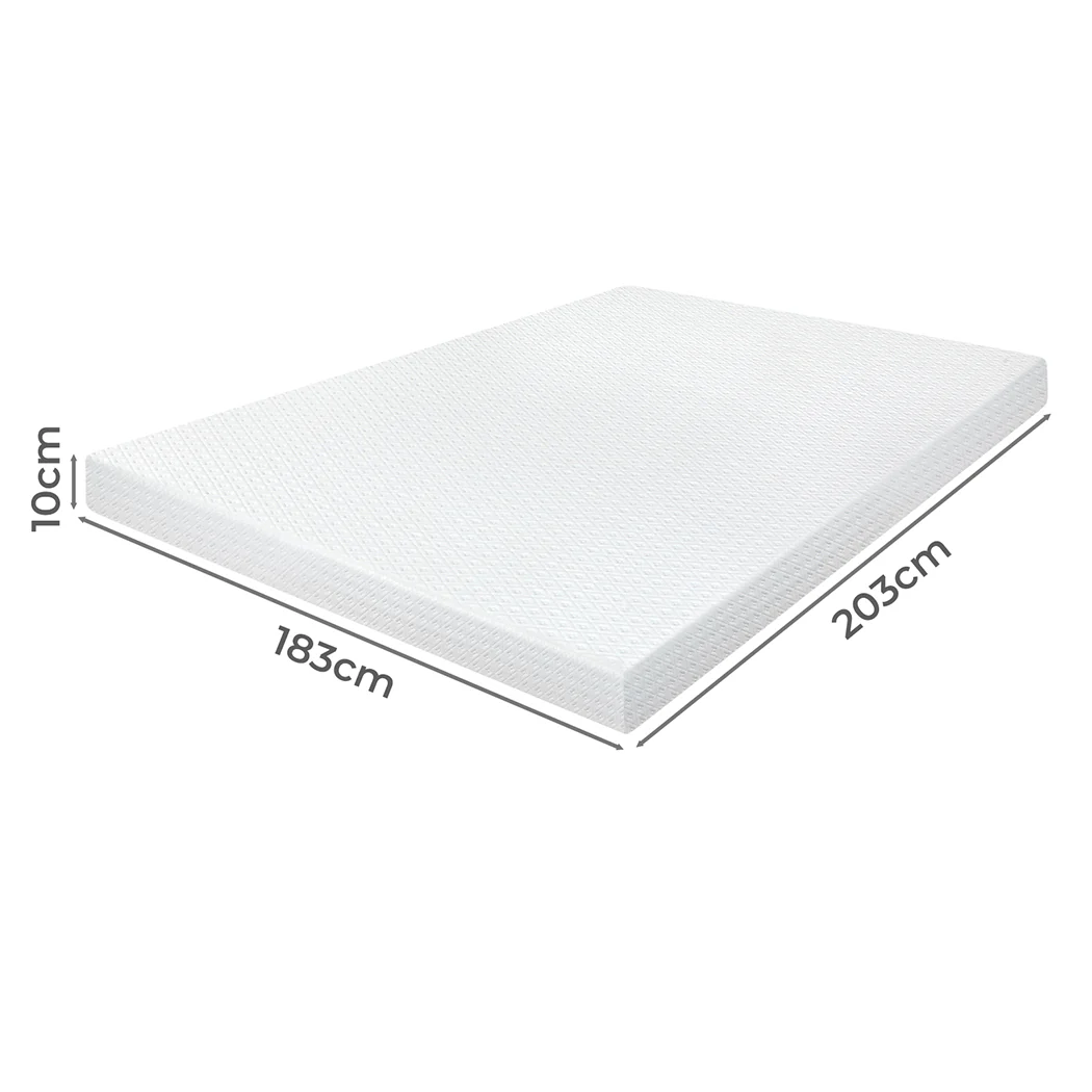 Dreamz Dual-Layer Memory Foam Mattress Topper 10cm - Image 2