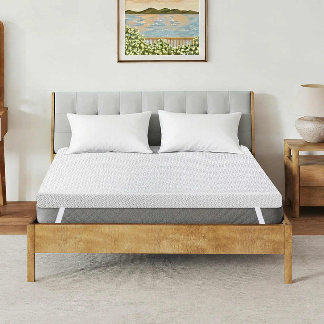 Dreamz Dual-Layer Memory Foam Mattress Topper 10cm - Image 7