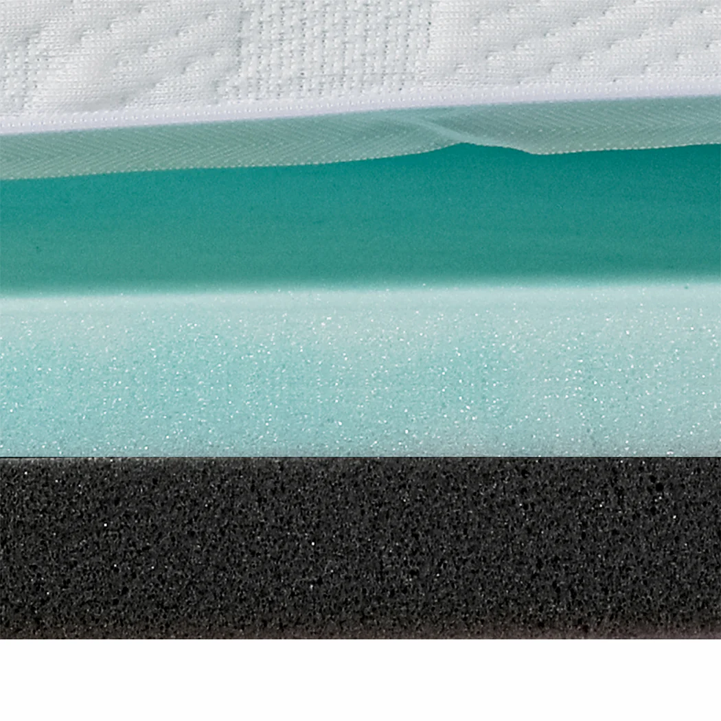 Dreamz Dual-Layer Memory Foam Mattress Topper Single - Image 4