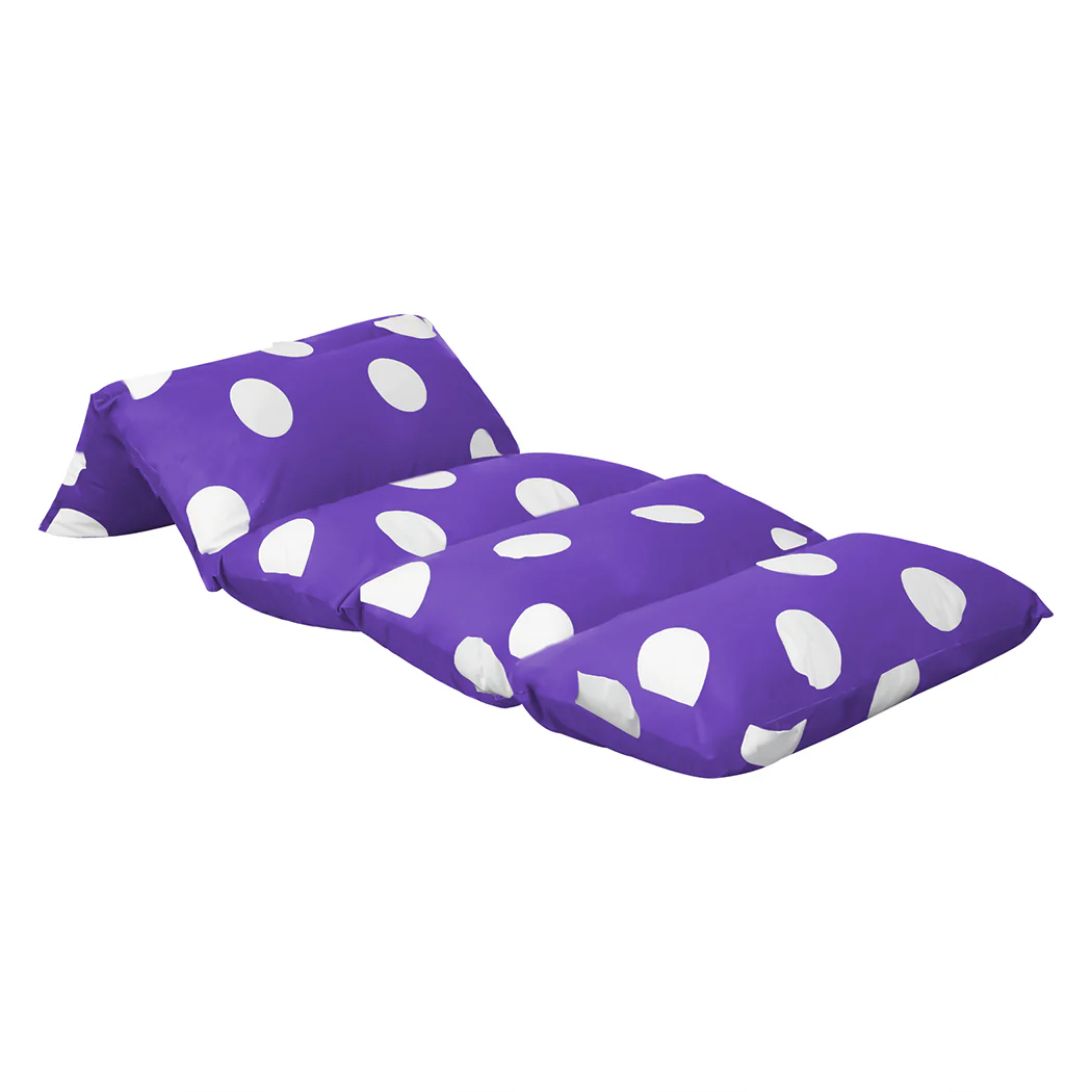 Dreamz Foldable Mattress Kids Pillow Purple Large - Image 8