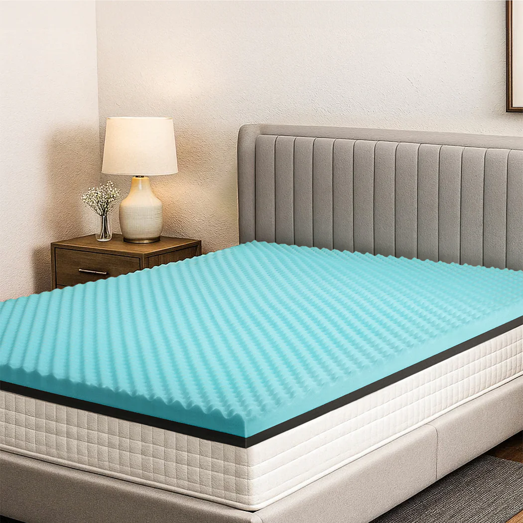 Dreamz Gel Memory Foam Mattress Topper Bed Cool Queen - Image 7