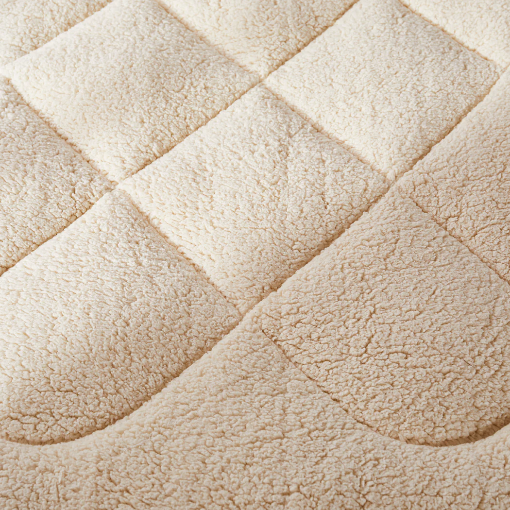 DreamZ Mattress Topper 100% Wool Underlay Queen - Image 5