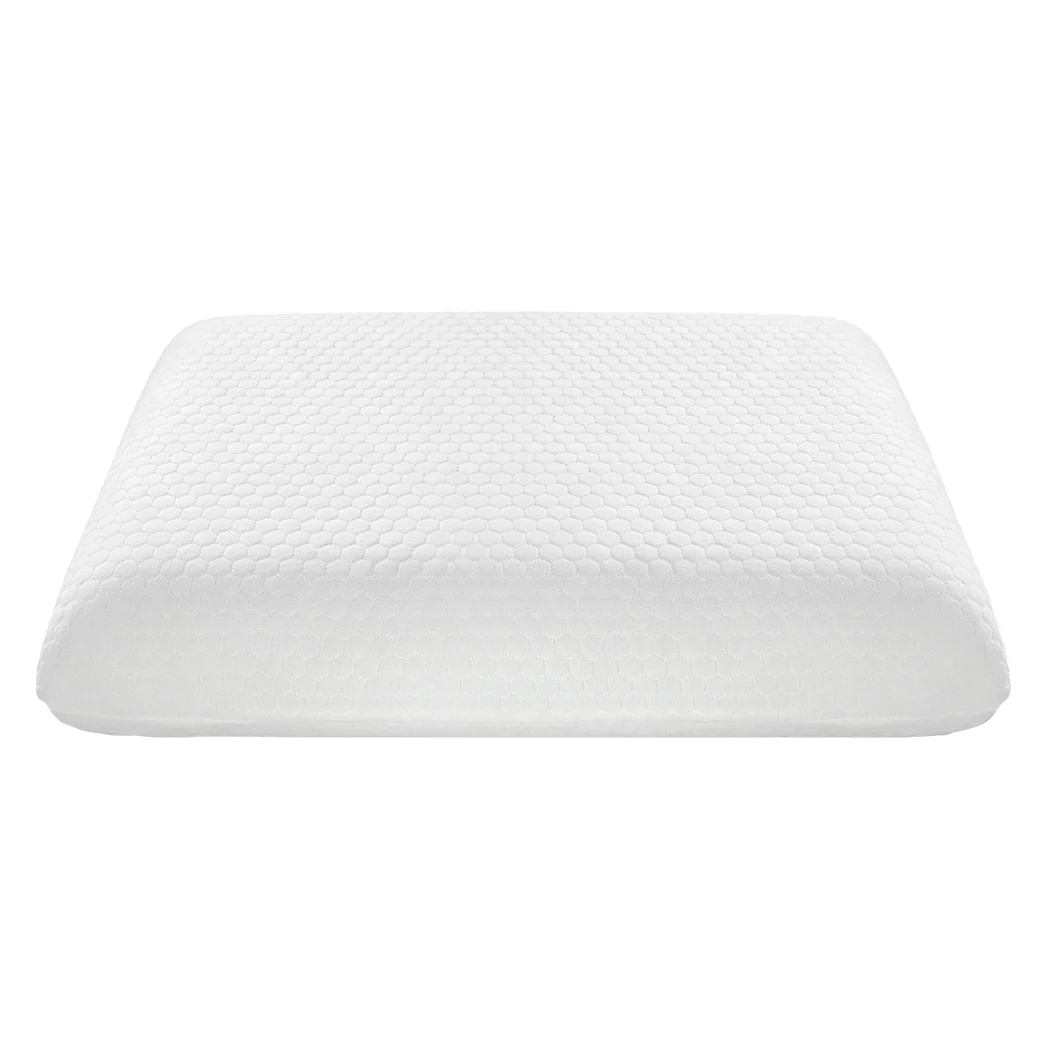 Dreamz Memory Foam Orthopaedic Pillow Neck Pain Side Stomach Back Sleeper 2 Pack