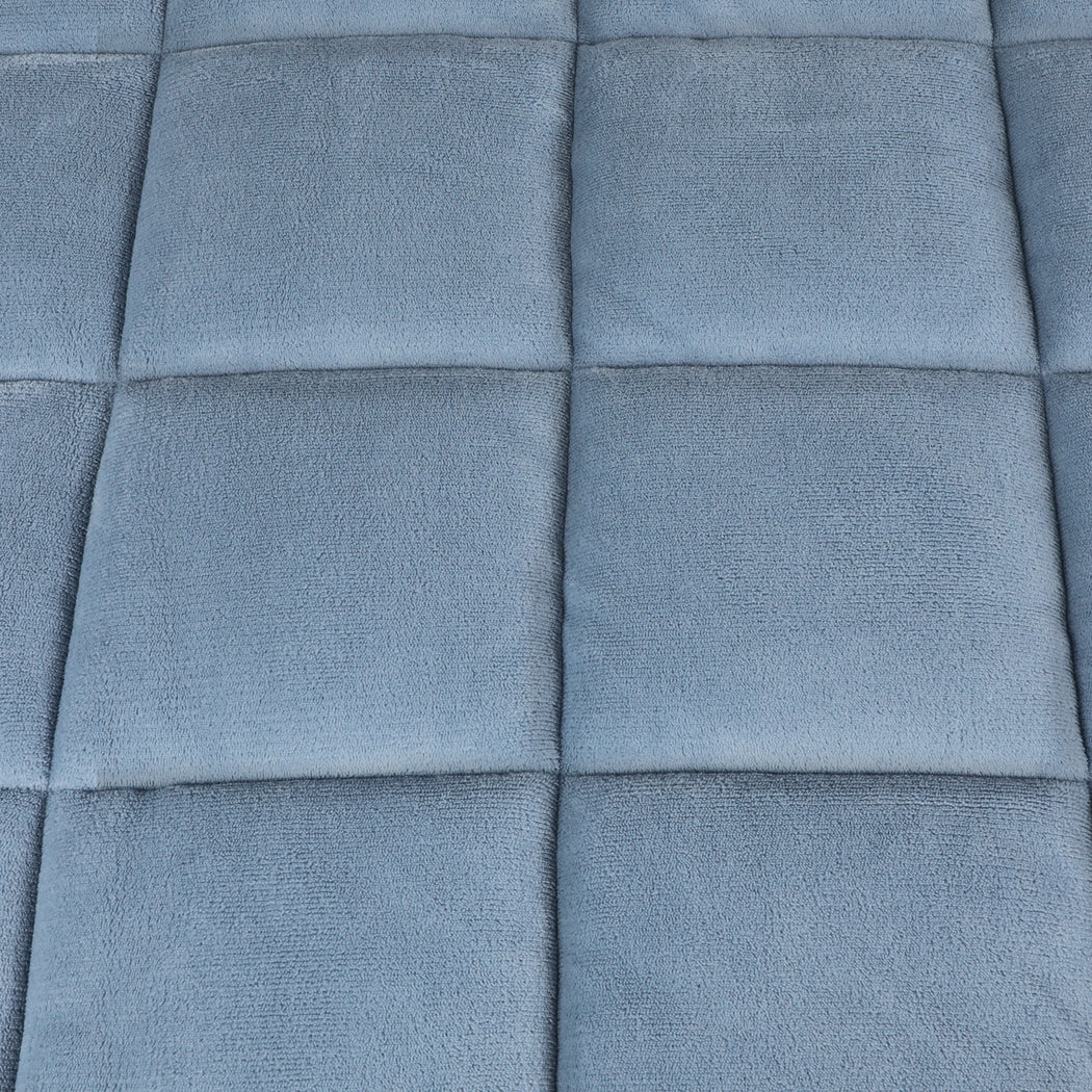 DreamZ Quilt Doona Comforter Blanket Blue King - Image 3