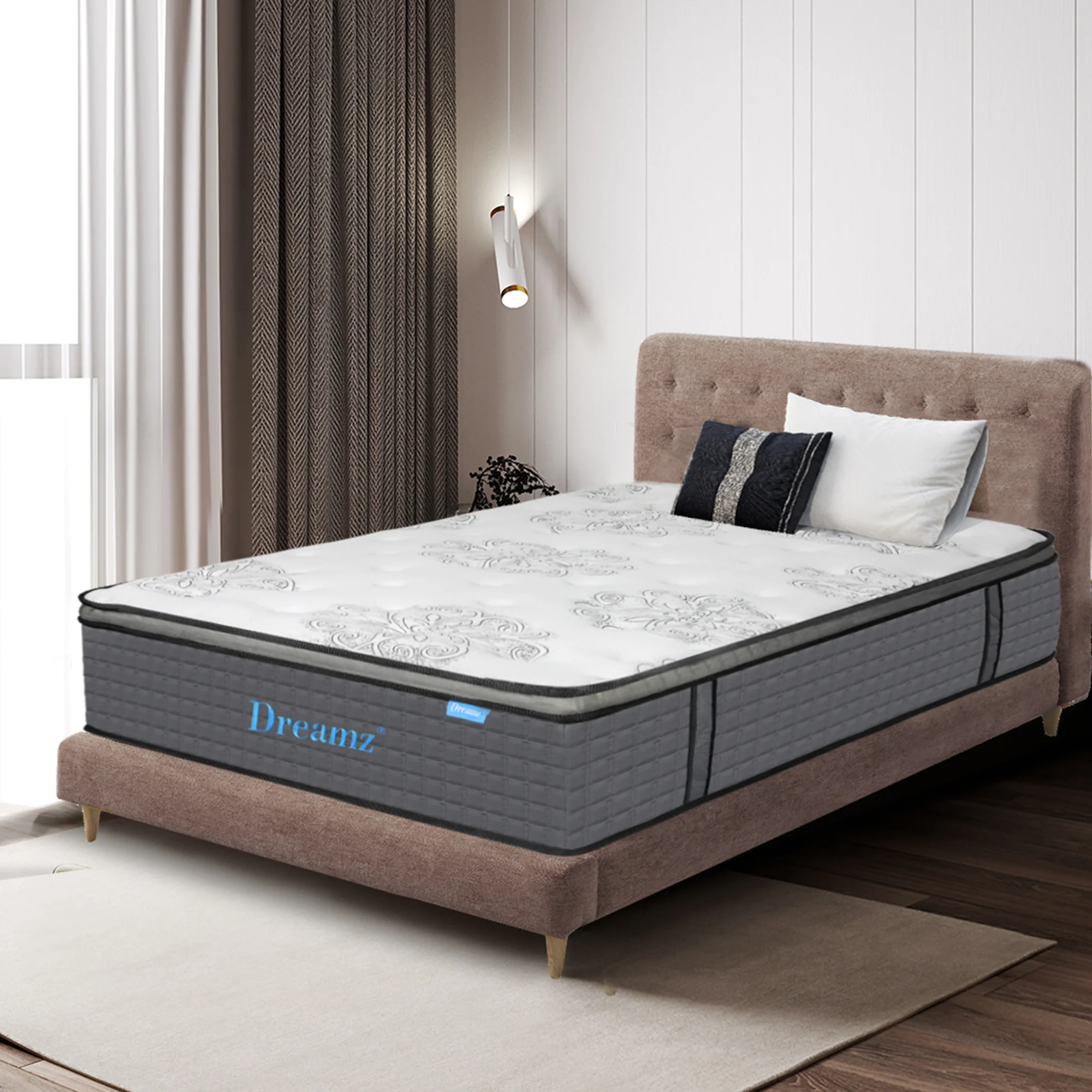 Dreamz Spring Mattress Bed Pocket Egg Double - Image 6