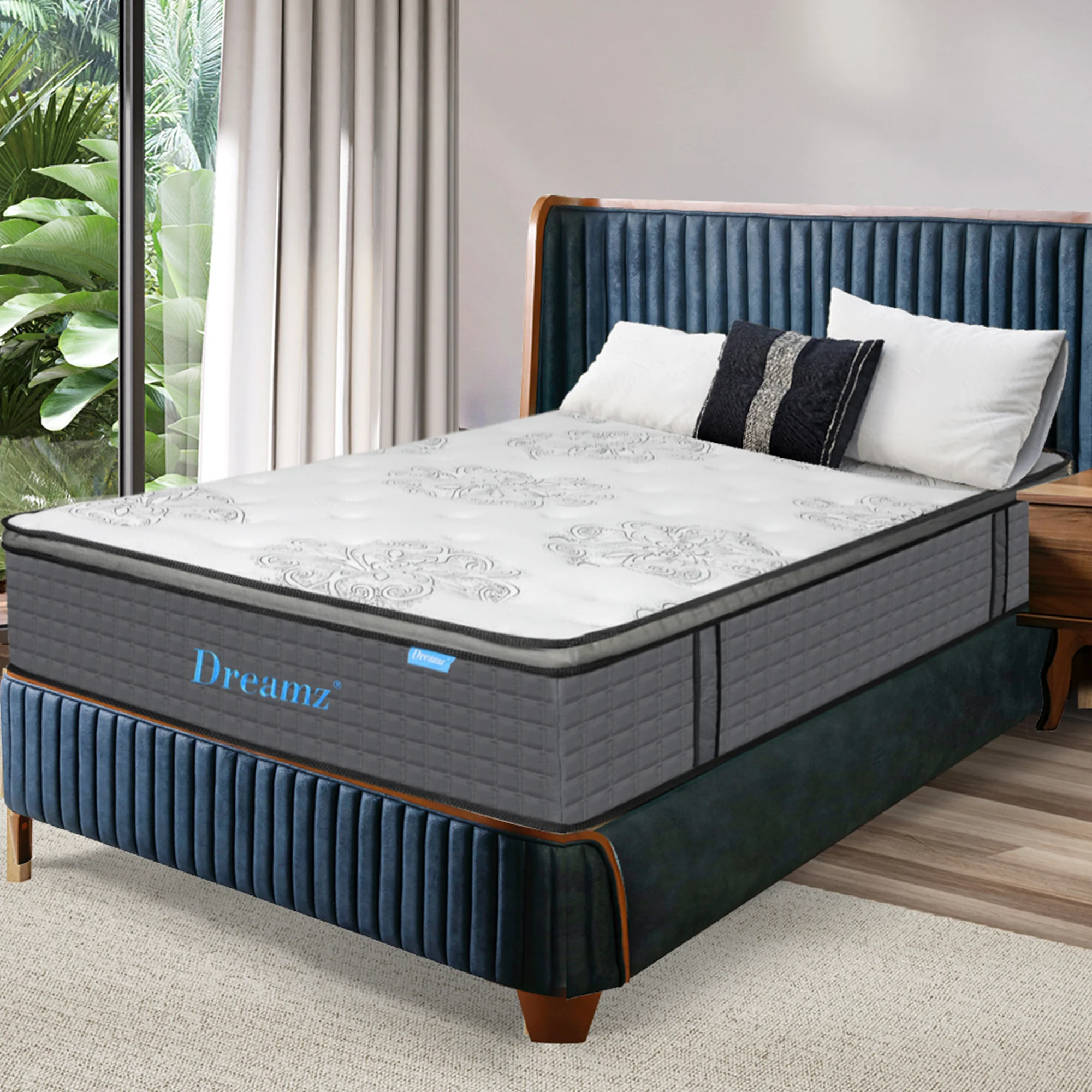 Dreamz Spring Mattress Bed Pocket Egg Super King - Image 7