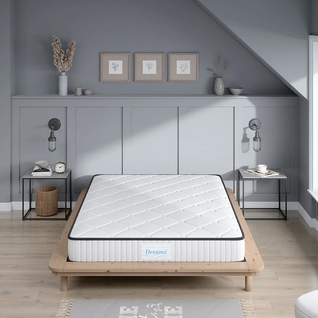 Dreamz Spring Mattress Bed Pocket Tight King Single - Image 6