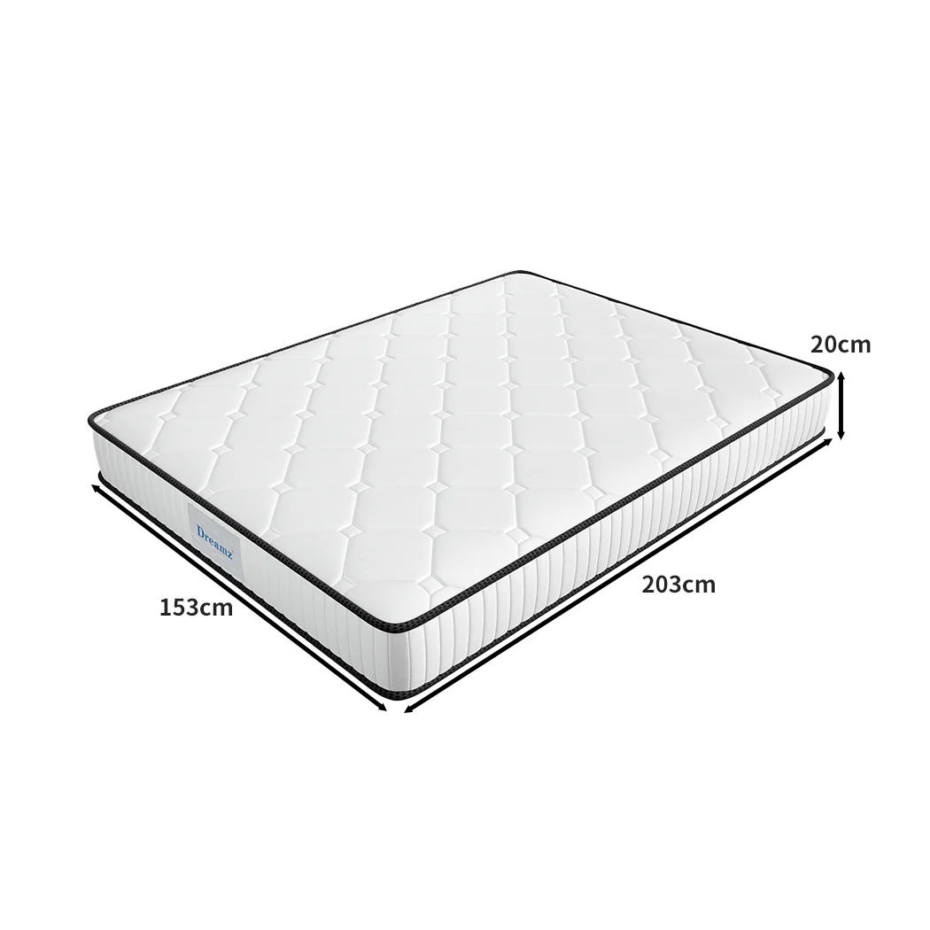 Dreamz Spring Mattress Bed Pocket Tight Queen - Image 2