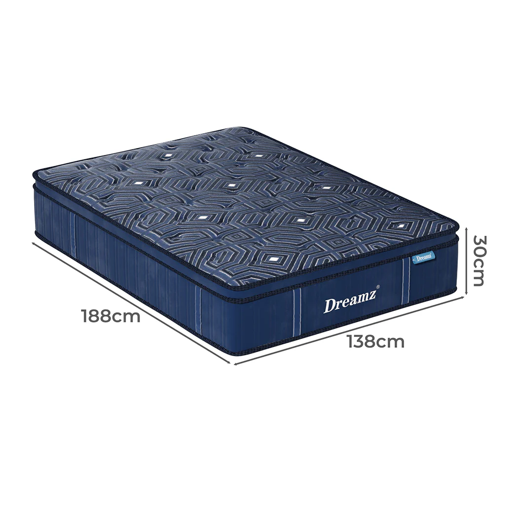 DreamZ Spring Mattress Euro Top All Sizes 30CM - Image 2