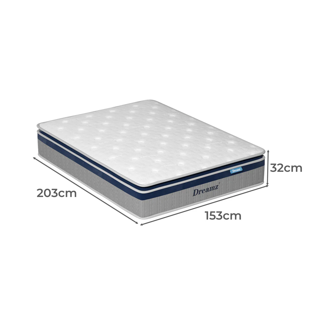 DreamZ Spring Mattress Pillow Top All Sizes 32CM - Image 2
