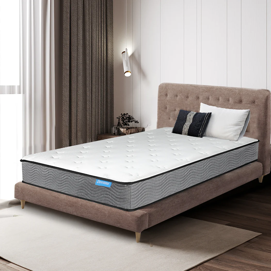 Dreamz Spring Mattress Pocket Bed Top King Single - Image 6