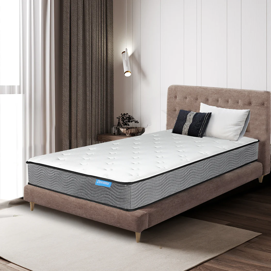 Dreamz Spring Mattress Pocket Bed Top Single - Image 6