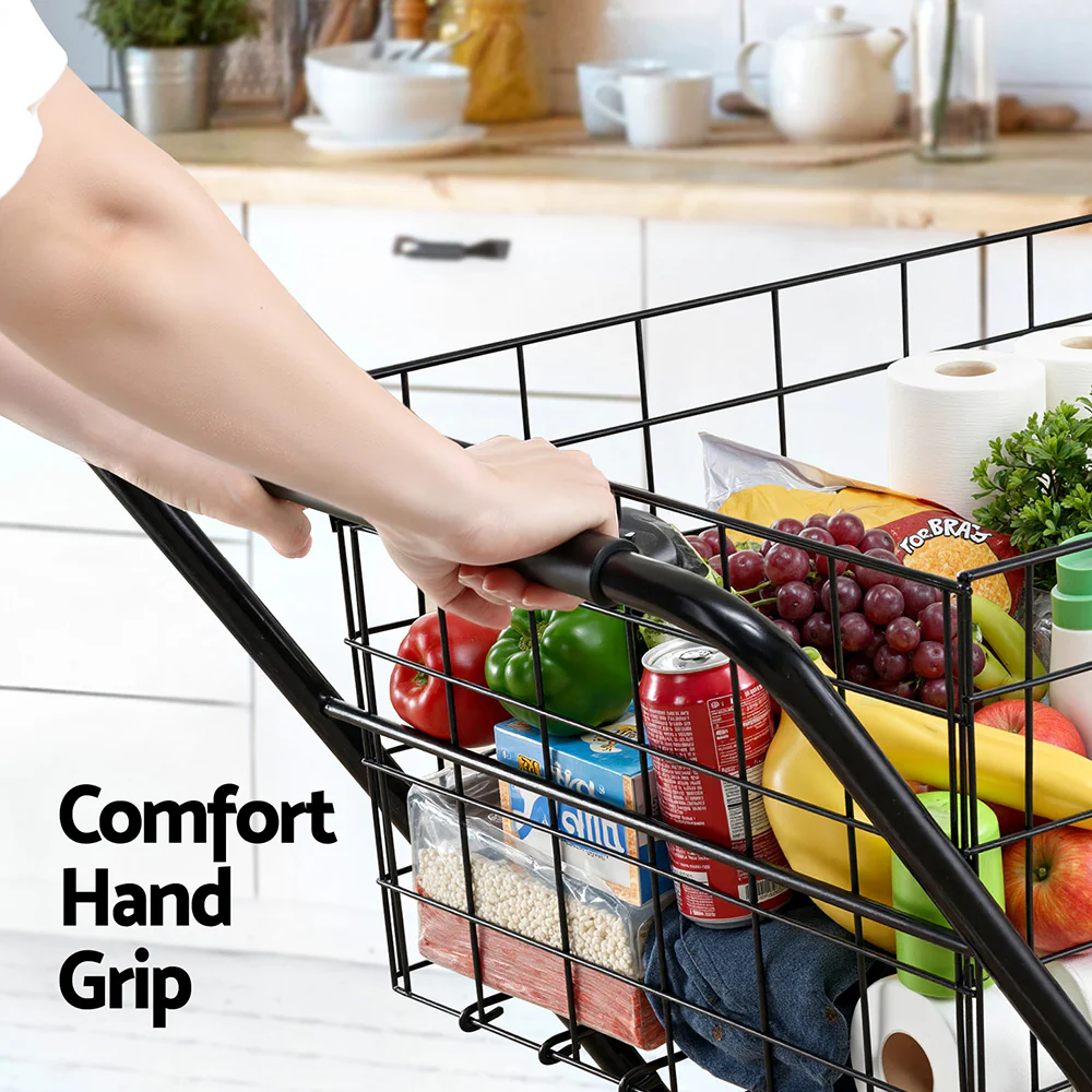 Emajin Foldable Shopping Trolley Cart - Image 6