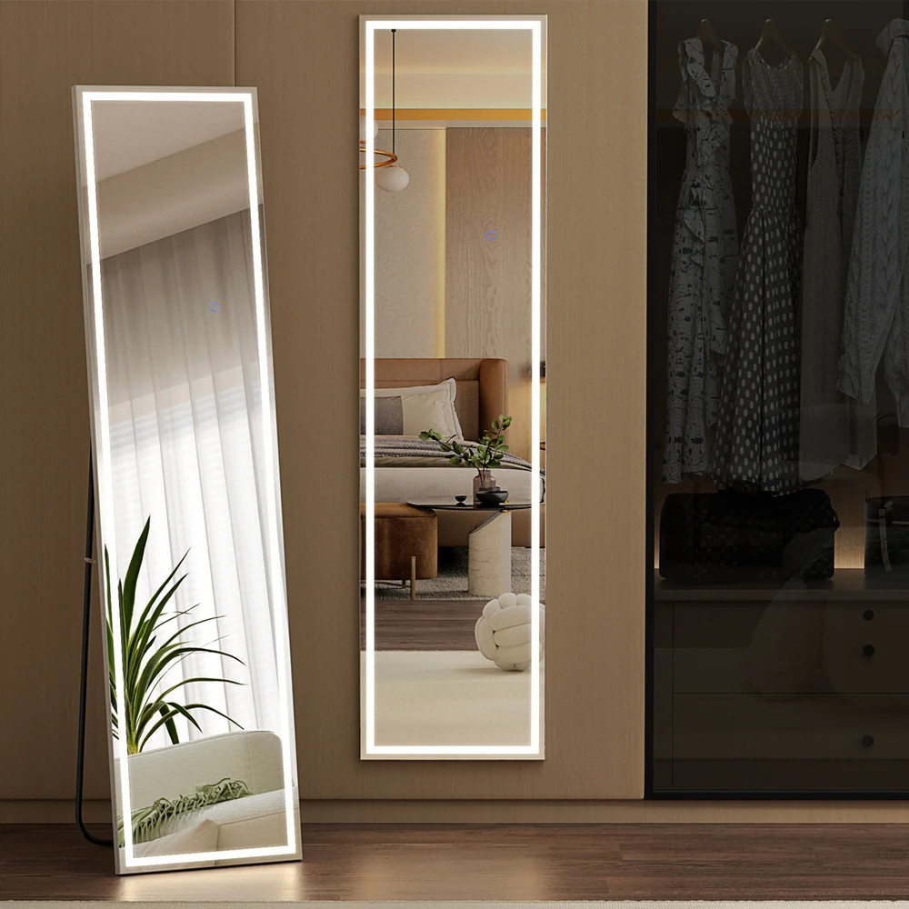 Embellir Full-Length Floor Wall Mirrors LED Light - Image 7