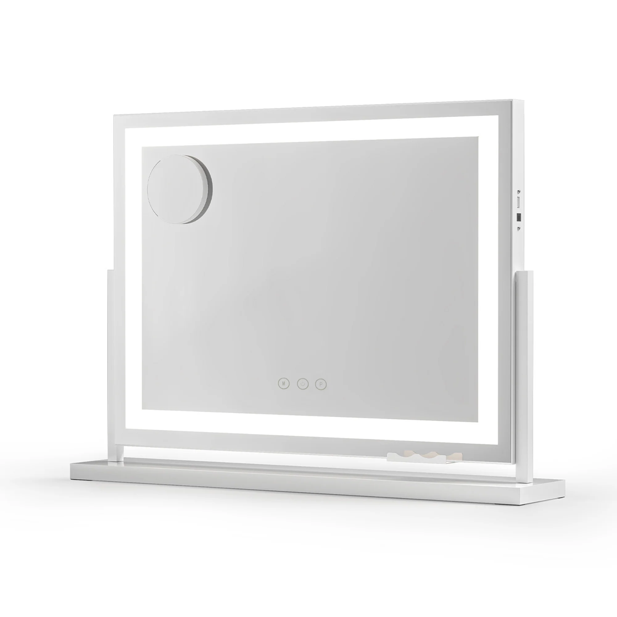 Embellir Makeup Mirror 58x46cm 360ÔΩû Rotatable Vanity Mirror with Lights Bright Light Strip Adjustable